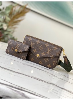 LV FÉLICIE STRAP & GO GREEN